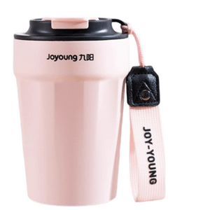 조영 세라믹 라이너 커피컵, 304 스테인리스 스틸 워터컵, 330ml, 핑크, 1팩