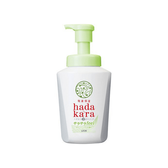Foaming Body Soap Sara Sara Feel Green Citrus Scent [530ml]