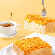 Meat Floss Toast Thick Cut Bread, 3.4oz【0 Trans Fat】【Nutritious Breakfast】