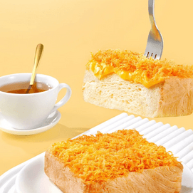 甘小鲜 肉松多多厚切吐司面包 95g【0反式脂肪】【营养早餐】