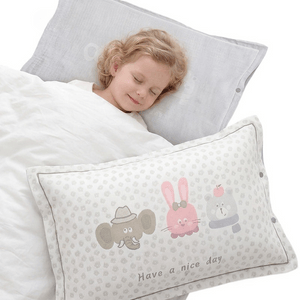 Cotton Gauze Pillowcase For Kids & Baby, 35x55cm, Forest Gathering, 1pc