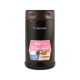 Zojirushi SW-FCE75TD Stainless Steel 25oz. Food Jar, Dark Brown 