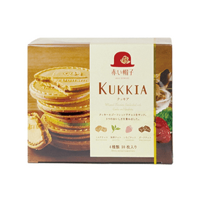 Kukkia Series Chocolate Milk Sandwich Wafer Mix 4 Flavors 12 Pieces/Box
