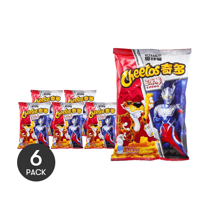 奇多 玉米棒 日式牛排味 50g*6袋【超值装】