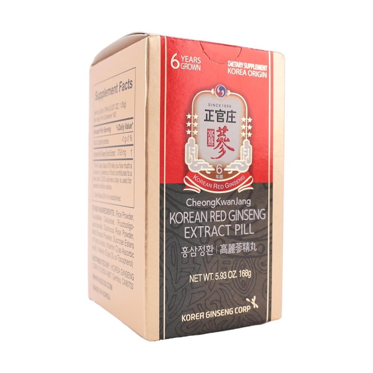 商品详情 - 韩国JUNGKWANJANG正官庄 高丽参精丸 六年根红参精丸 168g 5粒/日 红参人参皂苷温和保健免疫调节 抗疲劳 - image8