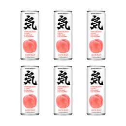 【超值装】元气森林 白桃味苏打气泡水 罐装 330ml*6【0糖0脂0卡】
