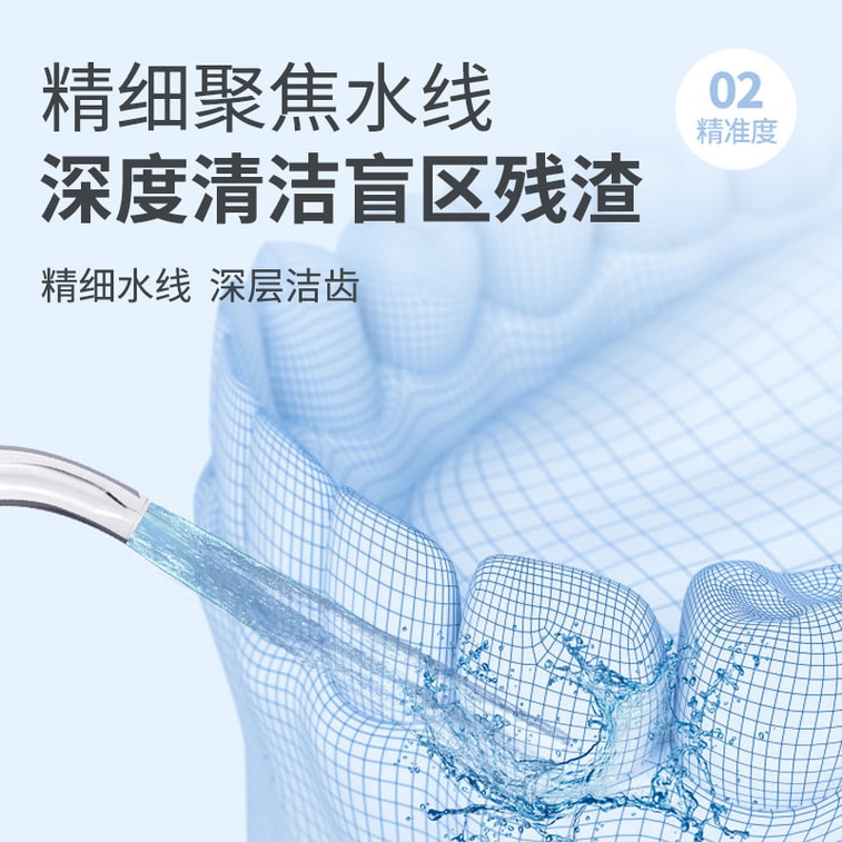電動沖牙器便攜式手持洗牙器家用口腔清潔水宿舍牙線 1 把 4