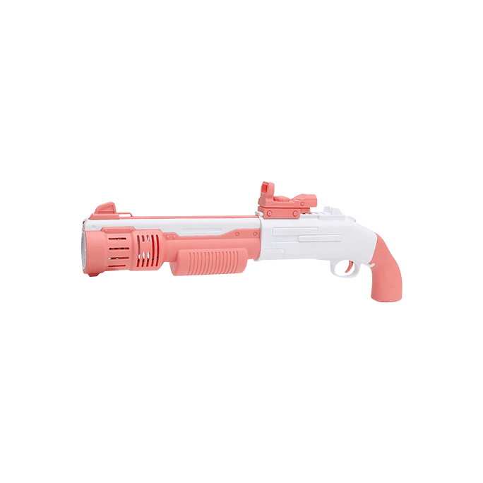 Large Rifle Bubble Gun Toy 10 Holes With Soap Water #Pink