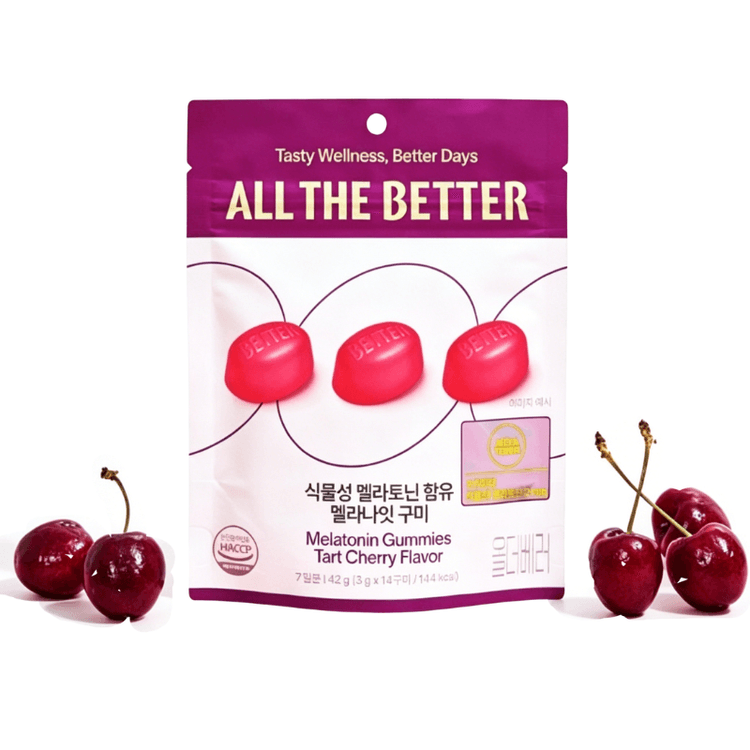 韓国直送】OLIVE YOUNG ALL THE BETTER 植物由来メラトニングミ