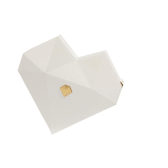 【中國直郵】良工好物 白色戒指盒旋轉戒指盒心形彈射驚喜高級感鑽戒盒浪漫表白神器創意送女友禮物 *1件