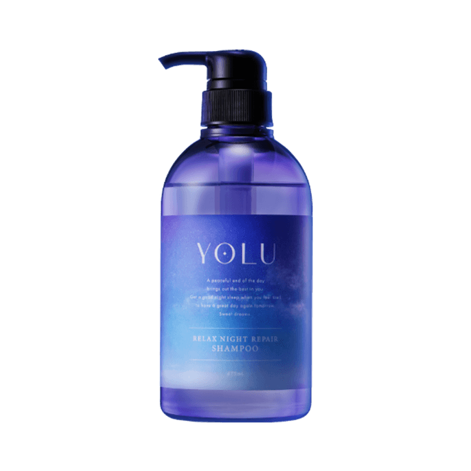 YOLU||修護夜間損傷舒緩洗髮精||475ml