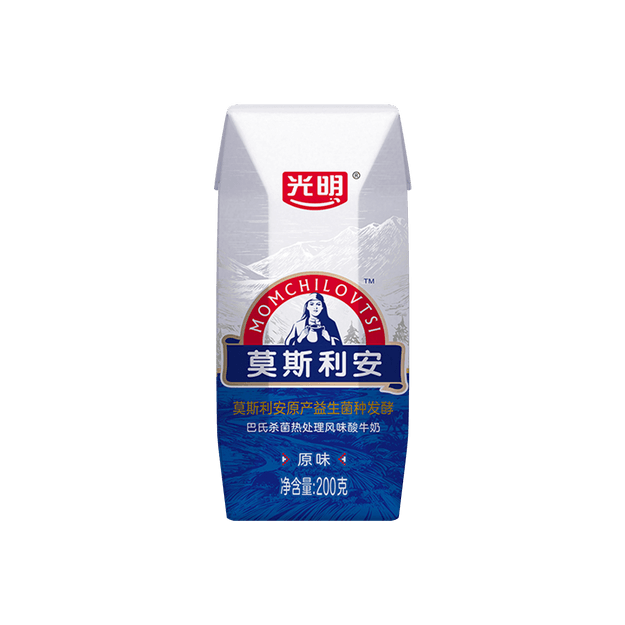 商品详情 - 光明 莫斯利安 巴氏杀菌热处理风味酸牛奶 原味 200g