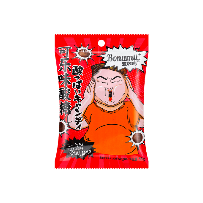 Sour Funny Cola Flavor Sour Candy 88g*