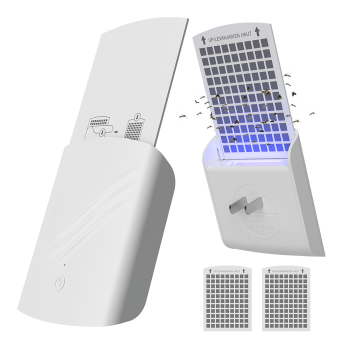 Indoor Flying Insect Trap With UV Attractant Night Light Plug-in Outlet