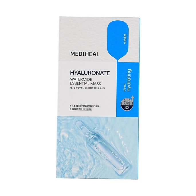 Hyaluronate Watermide Essential Beauty Mask, 10 Sheet