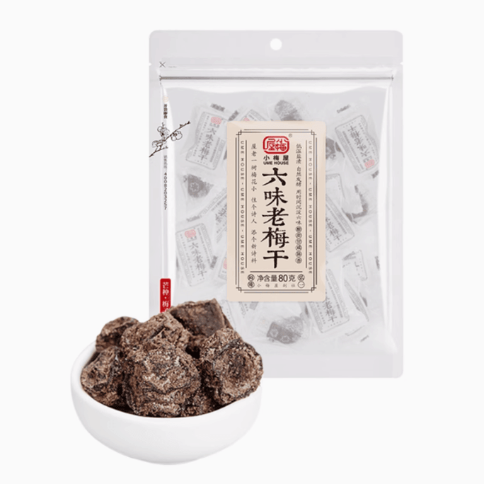 [全美直邮]小梅屋 六味老梅干80g
