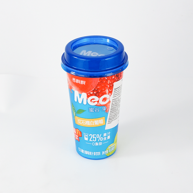 香飘飘 MECO 蜜谷果汁茶 红石榴白葡萄味 400ml 夏季清爽冰饮 0脂肪 7