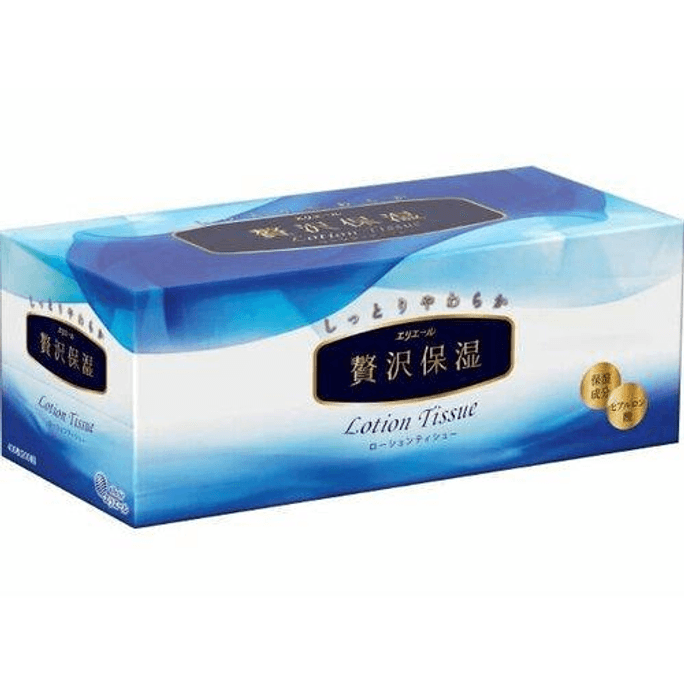 Elleair Luxury Moisturizing Tissues [200 sheets, 1 pack]