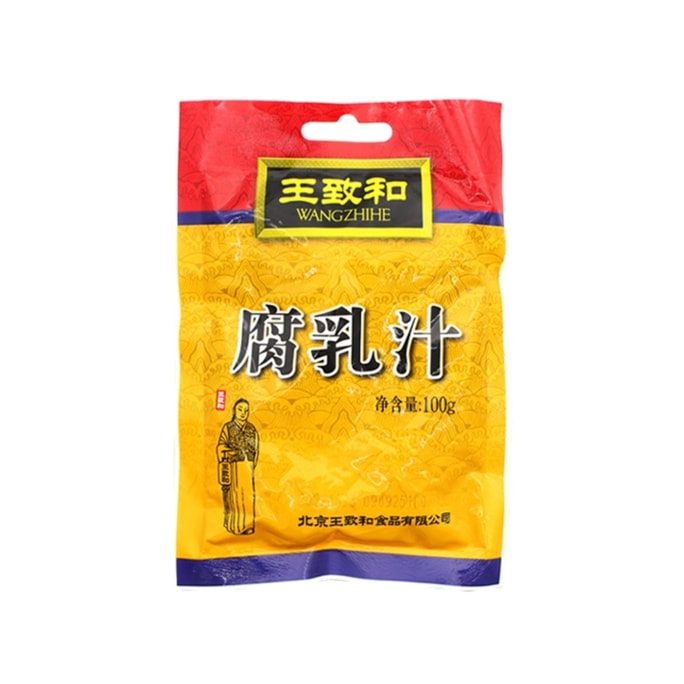 Braised pork with fermented bean curd sauce and tofu milk seasoning 100g*1 bag