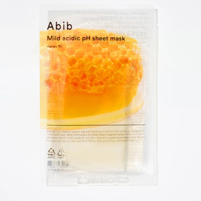 韓國 Abib 阿彼芙 溫和保濕面膜貼 蜂蜜精華 10片裝