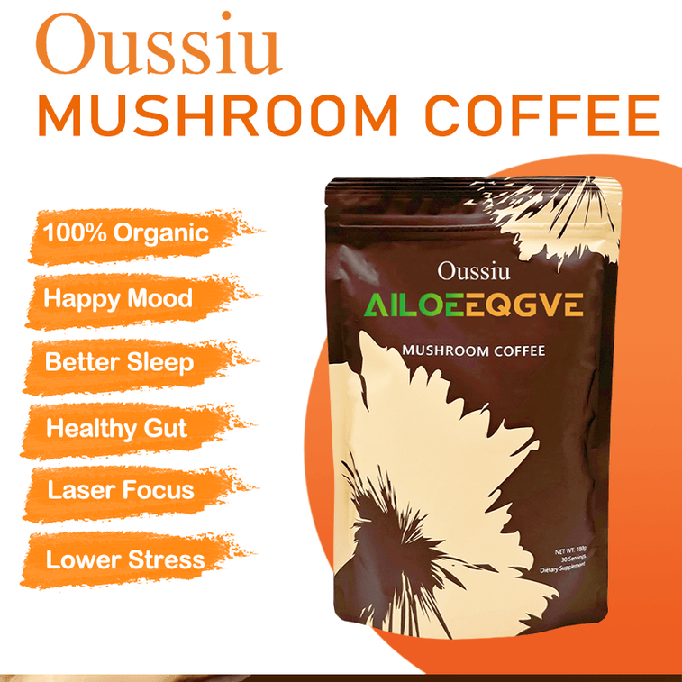  美国 Oussiu 有机蘑菇咖啡 - 180克(30份)提升专注力增强免疫减轻压力。 3