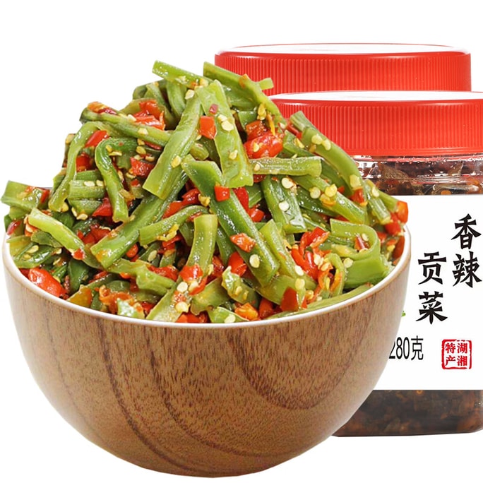 辣小董 香辣贡菜 农家下饭菜 爽脆开味 腌制菜 咸菜 280g