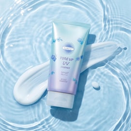 Suncut Tone Up UV Essence, SPF50+ PA++++, 2.82 oz, #Snow White Blue【Brightening Waterproof】