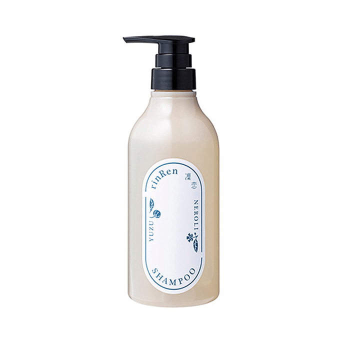 【日本直送品】リンレン 天然植物ノンシリコンシャンプー 480ml ゆずオレンジブロッサム