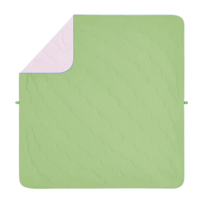 Lying Island Gua Gua Classic Instant Cooling Summer Quilt Enhanced Antibacterial Pear Green + Sonic Pink 200200cm