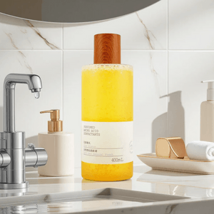 网易严选 香氛氨基酸表活沐浴露 烟酰胺金箔提亮 72H留香抗异味 舒缓平衡 400ml #尼斯微风 自然柔和清新调 温和清洁不干 0酒精