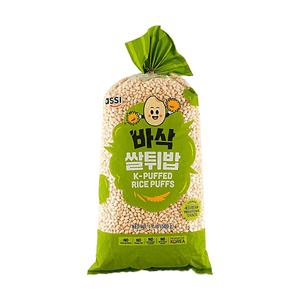 K-Puffed Rice Puffs 17.6oz 【Classic Korean Flavor】【No Artificial Additives】