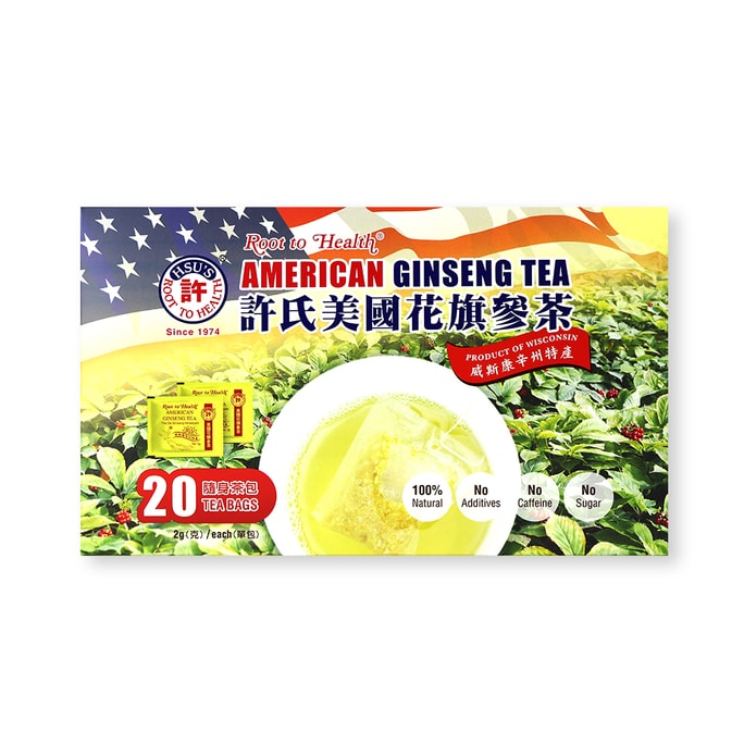 HSU'S American Ginseng Tea 20cts