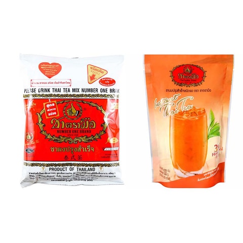 Taiwan Direct Mail] Thai black tea 400g/bag & Thai mix milk tea 100g/bag  2 bag/combo 