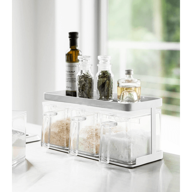 Pantry Organizer - Triple White - Yami.com
