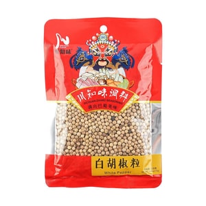 川知味 白胡椒粒 110g
