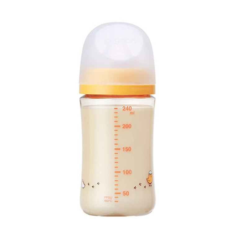 PIGEON PPSU Plastic Feeding Bottle 240ml chick 3