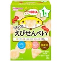 日本 WAKODO 和光堂 高钙高铁DHA虾米米饼干 1岁+ 3袋