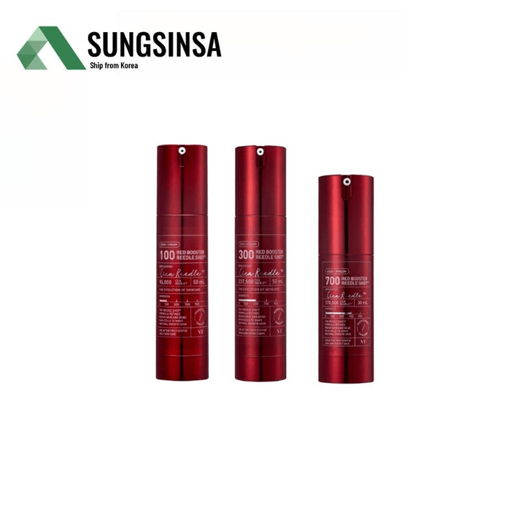 【韓國直郵】 韓國 VT 微針舒緩精華 紅色龍血 700 30ml 抗氧化滋養改善細紋 5