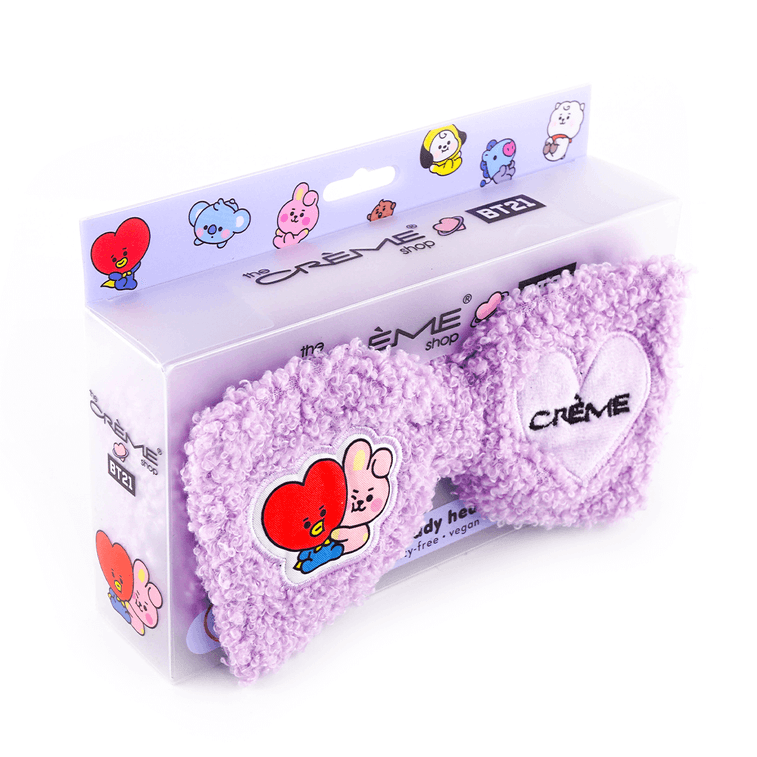 美国THE CREME SHOP BT21可爱泰迪发带发箍 紫色 3