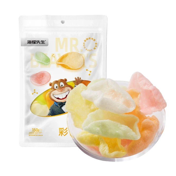 Raw shrimp slices fried fried fried shrimp slices Internet celebrity snacks 150g*1 bag