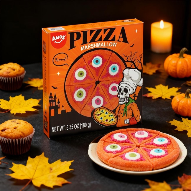 AMOS阿麦斯 披萨棉花糖 180g 【超大一个】