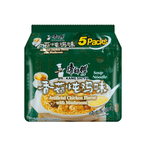 Mushroom & Chicken Instant Noodle Soup - 5 Packs* 3.52oz