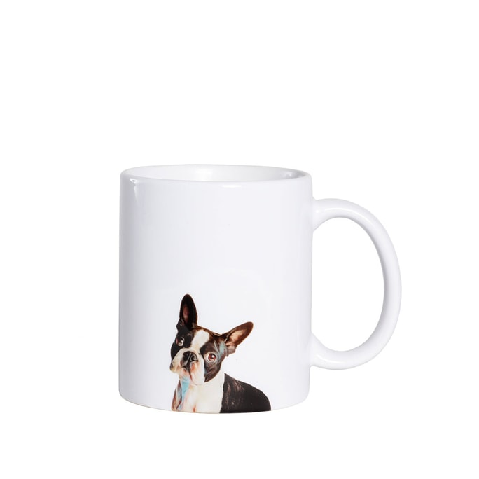 Petorama Pet Portrait Mug - I Love Boston Terrier