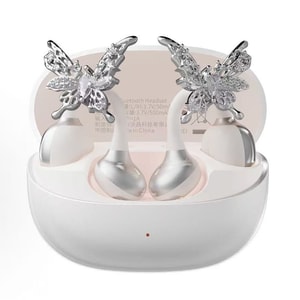 Clip-On Wireless Bluetooth Earbuds – Vitality Silver ×1 | Ultra-Lightweight & Comfortable Fit