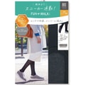 【日本直邮】ATSUGI 厚木FUN+WALK运动鞋通勤裤袜 黑色 M-L 80D