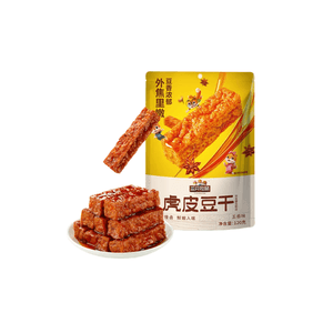 Tiger Skin Dried Tofu Snack, A Casual Treat To Satisfy Cravings */ Five-Spice Flavor / 120g * 1