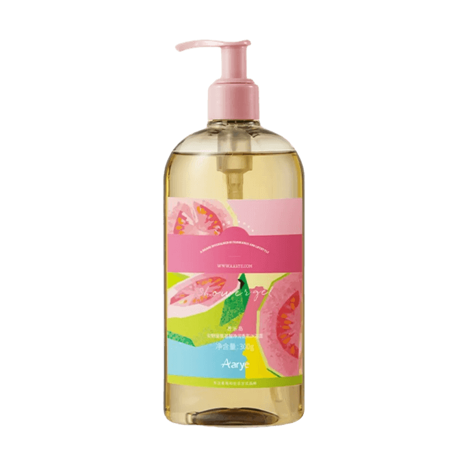 アミノ酸保湿フレグランスボディウォッシュ、ホリデーシリーズ、#グアバアイランド、10.58 oz、優しいロングラスティングセント