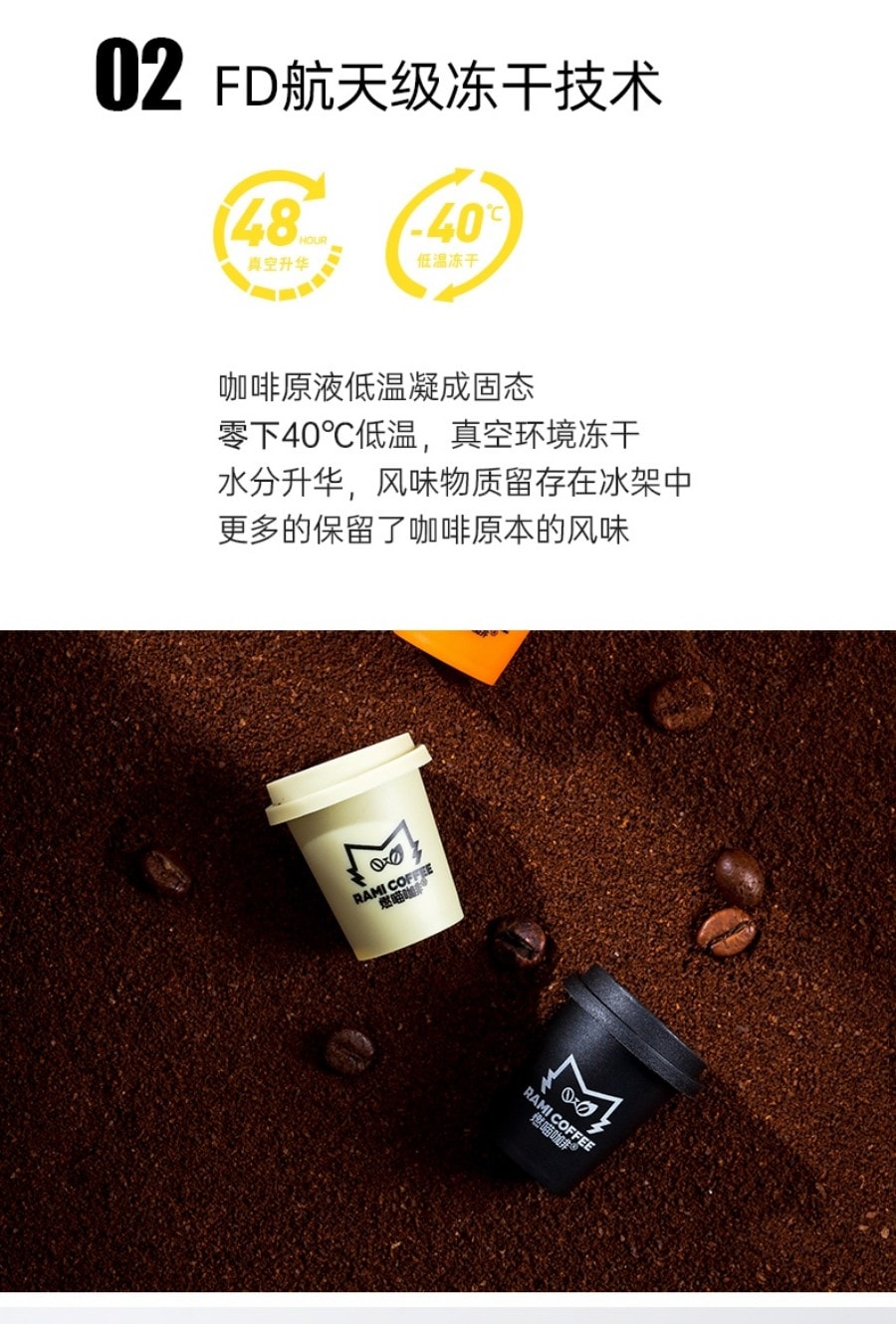 燃喵 冷萃冻干即溶纯黑咖啡 美式风味 中度烘焙 18颗装 36g【唤醒一天 还原经典】