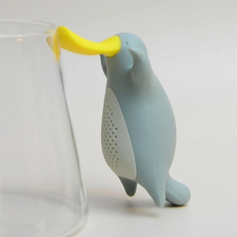 Silicone Platypus Tea Maker Creative Tea Strainer Tea Ball Tea Bag Net Tea Separator Cute 1Pc 5