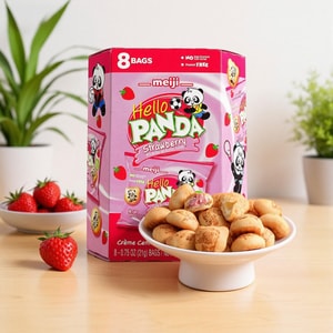 Hello Panda Biscuit with Strawberry Filling 6oz